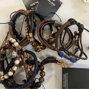 ALDO- 12 Pcs. Different styles Bracelets